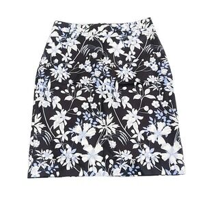 Talbots Flower Printed Pencil Skirt Patterned SZ6 NWT